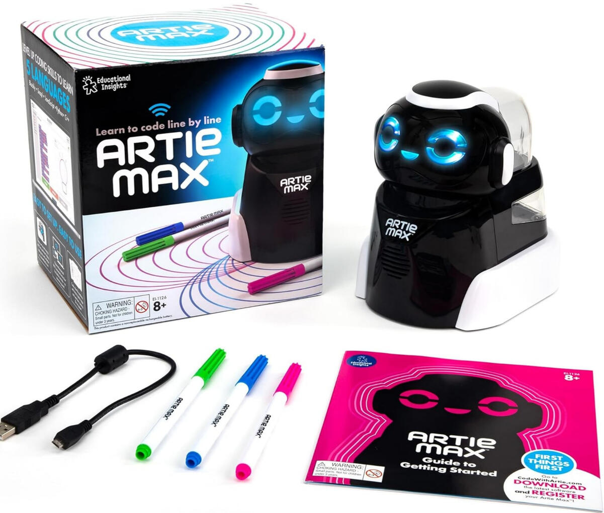 Artie Max Coding Drawing Robot for Kids, STEM Toy ➥